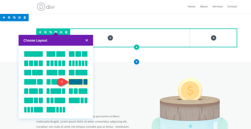 menu déroulant divi