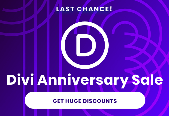 Divi Anniversary Anniversaire Divi