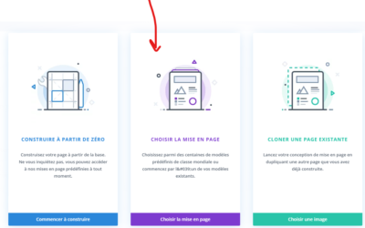 Créer un article à partir de la bibliothèque Divi