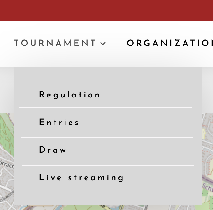 Souligner les items d’un sous-menu